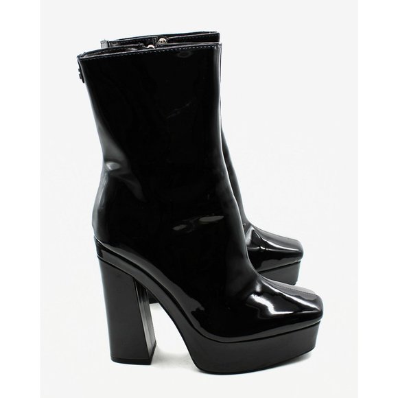 GUESS Women's Byra Platform Block Heel Dress Booties - Picture 2 of 9